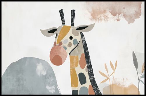 Plakat 91,5x60cm Żyrafa Bambino na Arena.pl