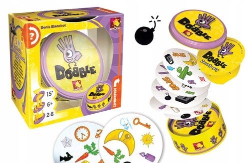 GRA PLANSZOWA DOBBLE DOBLE DOUBLE REBEL IMPREZOWA na Arena.pl