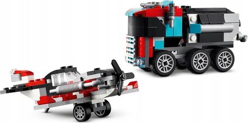 KLOCKI LEGO CREATOR 31146 CIĘŻARÓWKA Z PLATFORMĄ I HELIKOPTEREM 3 W 1 na Arena.pl