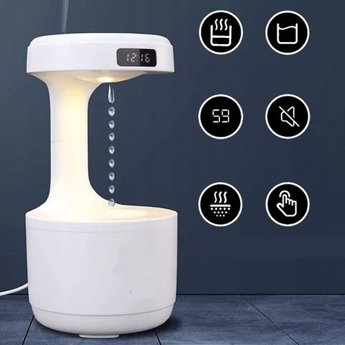 Nawilżacz ANTYGRAWITACYJNY kropla wody AROMATERAPIA dyfuzor mgła na Arena.pl