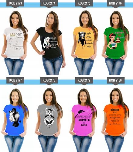 Koszulka z nadrukiem PREZENT na Dzień Kobiet na Arena.pl