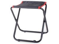KRZESŁO WĘDKARSKIE TURYSTYCZNE TABORET SKŁADANE CZARNE