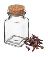 Pojemnik szklany przyprawy słoiczek kwadratowy przyprawnik RAVO 180 ml