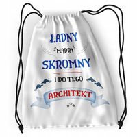Plecak Dla Architekta Sportowy Szkolny Worek Torba Z Nadrukiem Ze Zdjęciem
