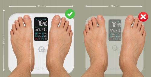 Waga Łazienkowa Elektroniczna Sportowa Alpha - Aplikacja Po Polsku na Arena.pl