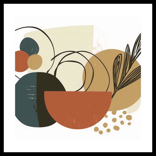 Plakat 50x50cm Kolaż Roślin na Arena.pl
