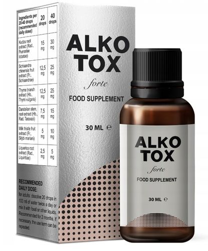 ALKOTOX Forte 30 ML + GRATIS, ORYGINALNY Z LUKRECJĄ I KUDZU na Arena.pl