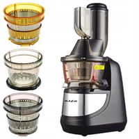 WYCISKARKA WOLNOOBROTOWA GRASS SOKOWIRÓWKA CZARNA MAX DUŻY OTWÓR BERLINGER