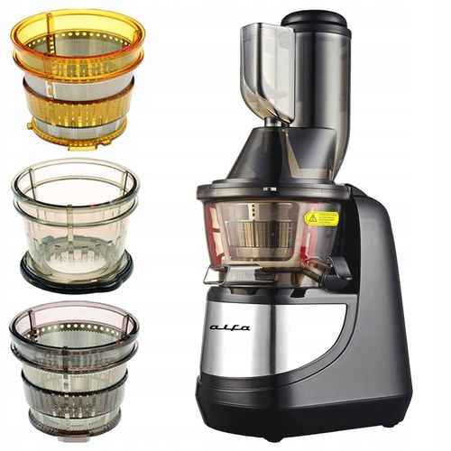 WYCISKARKA WOLNOOBROTOWA GRASS SOKOWIRÓWKA CZARNA MAX DUŻY OTWÓR BERLINGER na Arena.pl