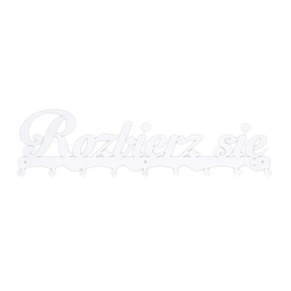 Wieszak ścienny Rozbierz się biały zdjęcie 1