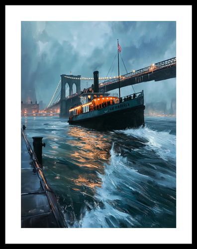 Plakat 30x40cm Stary Parowiec na Arena.pl