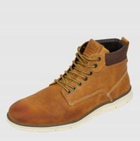 Jack & Jones Buty ze skóry model Tubar musztardowy R40