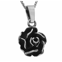 SREBRNY WISIOREK RÓŻA RÓŻYCZKA PRÓBA SREBRA 925