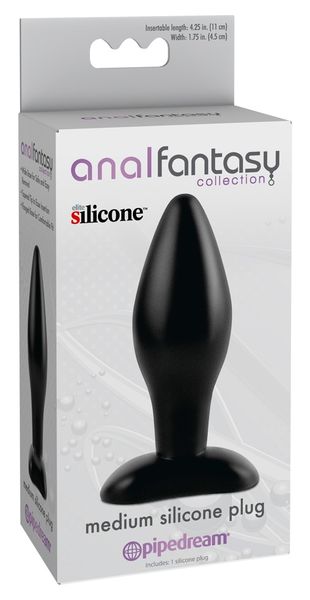 Korek analny MEDIUM SILICONE PLUG zdjęcie 1
