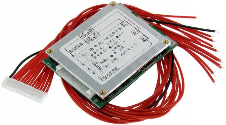 Moduł BMS 13s 48V 35A Li-ion 18650 Balanser zdjęcie 1