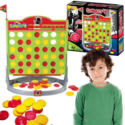 Gra Ułóż 4 W Rzędzie Układanie Kolejności Żetony Zestaw Gra Strategiczna na Arena.pl