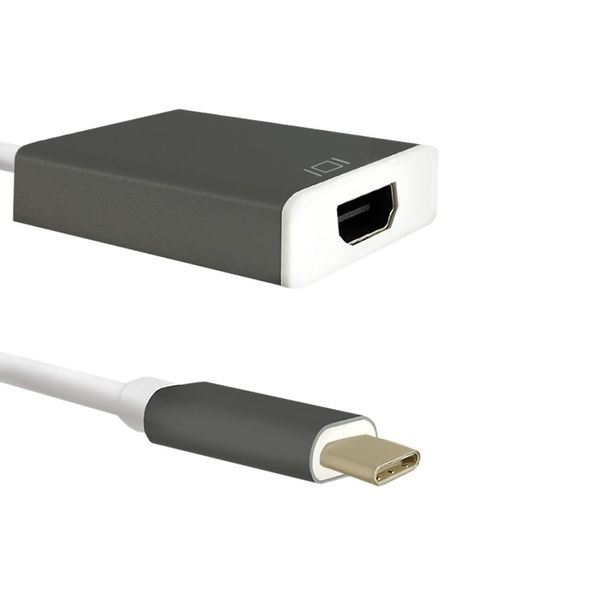 Qoltec Adapter USB 3.1 Typ C męski | HDMI A żeński zdjęcie 1