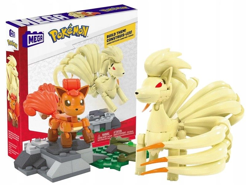 MEGA CONSTRUX KLOCKI 145 el POKEMON VULPIX EWOLUCJA zdjęcie 7
