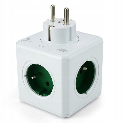 Listwa kostka allocacoc PowerCube 4 gniazda 230V +2xUSB 2.1A na Arena.pl