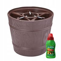 Stojak choinkowy Planet1 z odżywką Biopon | Brązowy