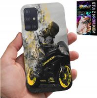 ETUI DO SAMSUNG GALAXY A71 - MOTOR MOTOCYKLE FAN WIELE WZORÓW PLECKÓW