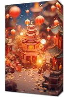 Obraz 30x50cm Festiwale Świata