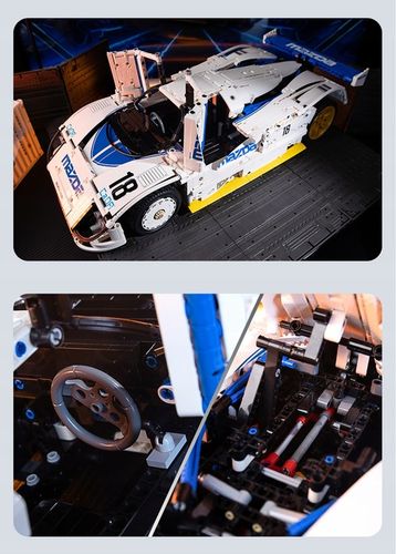 KLOCKI CADA MAZDA 787B AUTO SPORTOWE 50 CM 1:10 WYŚCIGÓWKA 1797 ELEMENTÓW na Arena.pl