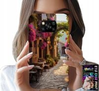 ETUI DO XIAOMI POCO X3 - MALOWNICZA ULICZKA Z KAWIARNIĄ + SZKŁO