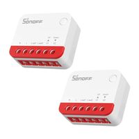 Sonoff MINI-ZBRBS 2Szt Dopuszkowy Sterownik Rolet Zasłon ZigBee Zigbee2MQTT