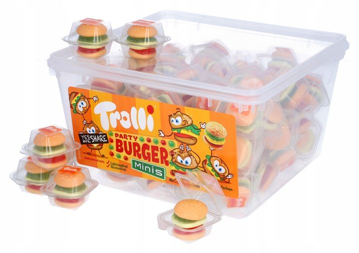 Trolli, żelki, Mini burger hamburger 600 g zdjęcie 4
