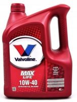 VALVOLINE MAXLIFE 10W40 4 L PÓŁSYNTETYK