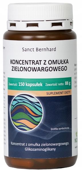 Omułek Zielonowargowy Sanct Bernhard 150 kapsułek zdjęcie 1