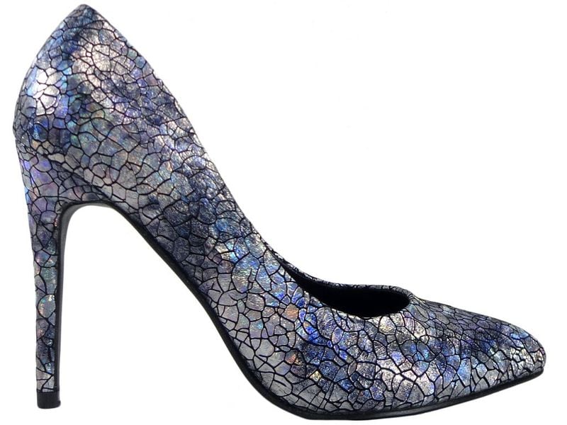 Szpilki czarno perłowe czółenka buty damskie 36 zdjęcie 1