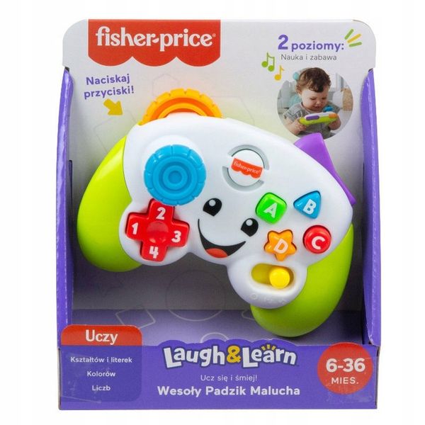 Fisher-Price Ucz się i śmiej! Wesoły Padzik Malucha Zabawka edukacyjna POL zdjęcie 2