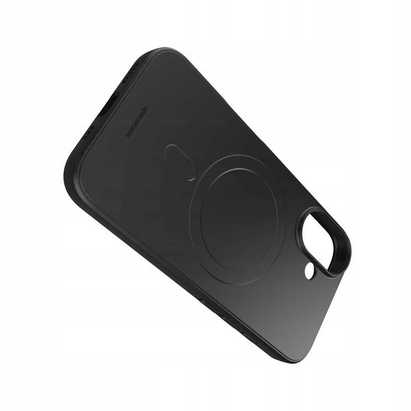 Spacecase Silicone Magnetic Case Iphone 16 Black zdjęcie 6