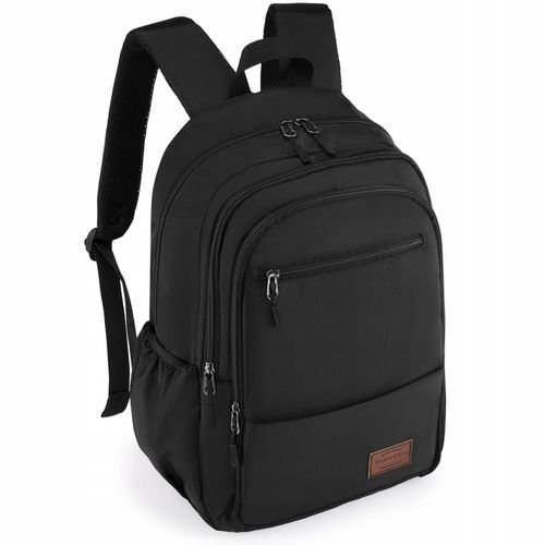 Czarny plecak męski szkolny podróżny linia WIZZAIR duży do pracy na Arena.pl