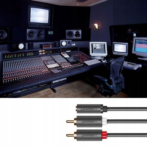 Kabel Przewód Audio JACK 3,5 2x RCA Chinch STEREO HQ Przejściówka na Arena.pl