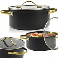 GARNEK DO GOTOWANIA 2,7L ALUMINIOWY Z POWŁOKA NIEPRZYWIERAJĄCĄ NON-STICK