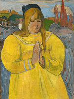 Reprodukcja obrazu Young christian girl - Paul Gauguin Rozmiar - 60x45