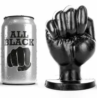 all black model 220441 czarna anatomiczna nakładka 13 cm pvc