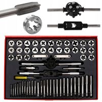 ZESTAW GWINTOWNIKI NARZYNKI M3-M12 60 ELEMENTÓW W WALIZCE KRAFT&DELE