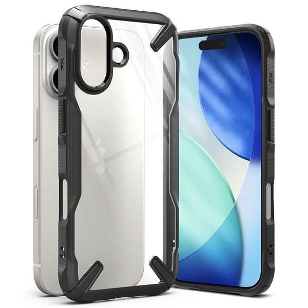 Etui Ringke Fusion X do iPhone 17 Czarne Pancerne zdjęcie 1