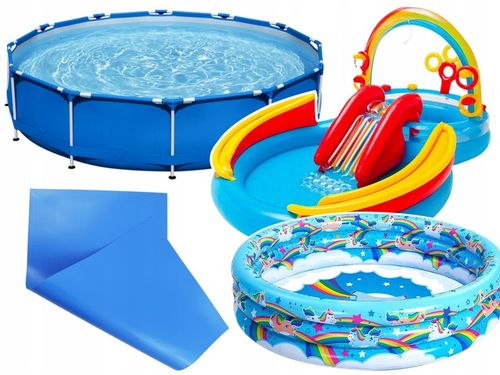 Łata do basenów materacy PVC klejenie sucho mokro 50cm x 27cm na Arena.pl