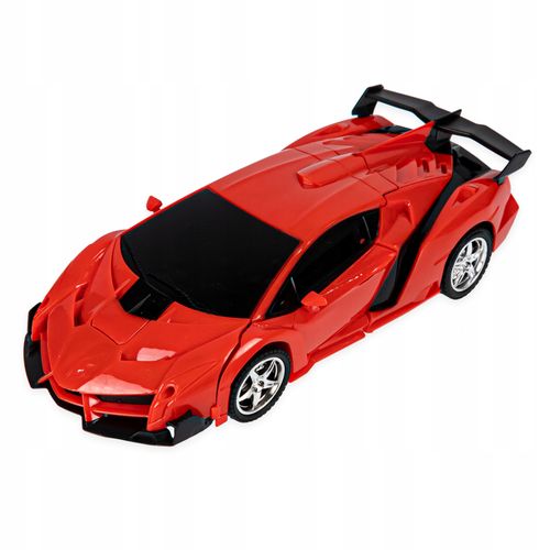 Samochód Zdalnie Sterowany Czerwony Robot Autobot na Arena.pl