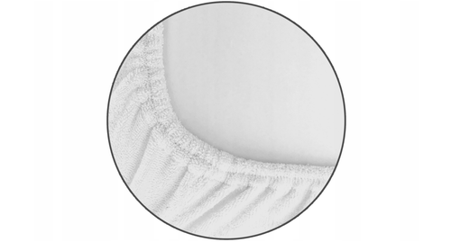 Prześcieradło frotte 140x70 białe na Arena.pl