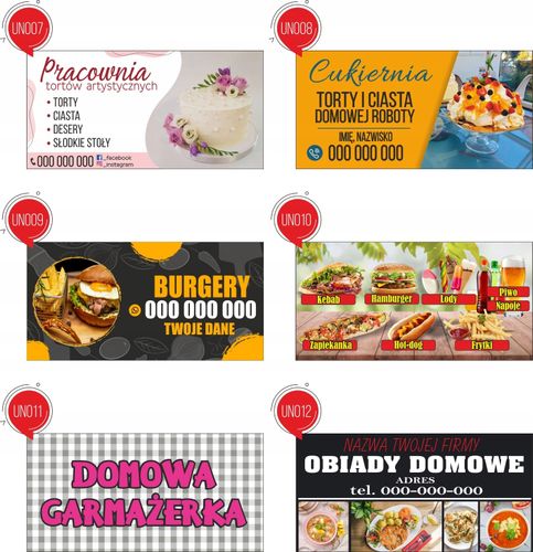 Reklama Naklejka na samochód BURGERY TWOJE DANE na Arena.pl