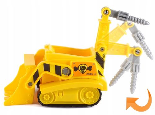 PSI PATROL RUBBLE FIGURKA POJAZD SPYCHACZ BULDOŻER na Arena.pl