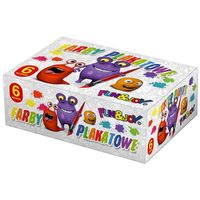 Farby plakatowe szkolne Fun&Joy TITANUM 6 kolorów x 20 ml