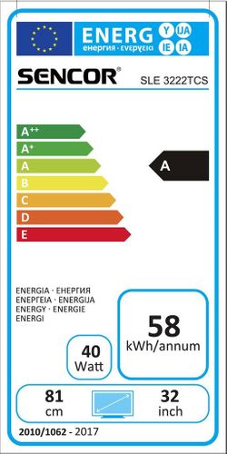 Telewizor 32'' LED Sencor SLE 3222TCS na Arena.pl