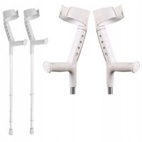 Kule inwalidzkie ŁOKCIOWE z OBEJMĄ HERDEGEN 2 szt ALUMINIOWE / PARA